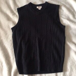 Dockers Black V-Neck Sweater Vest